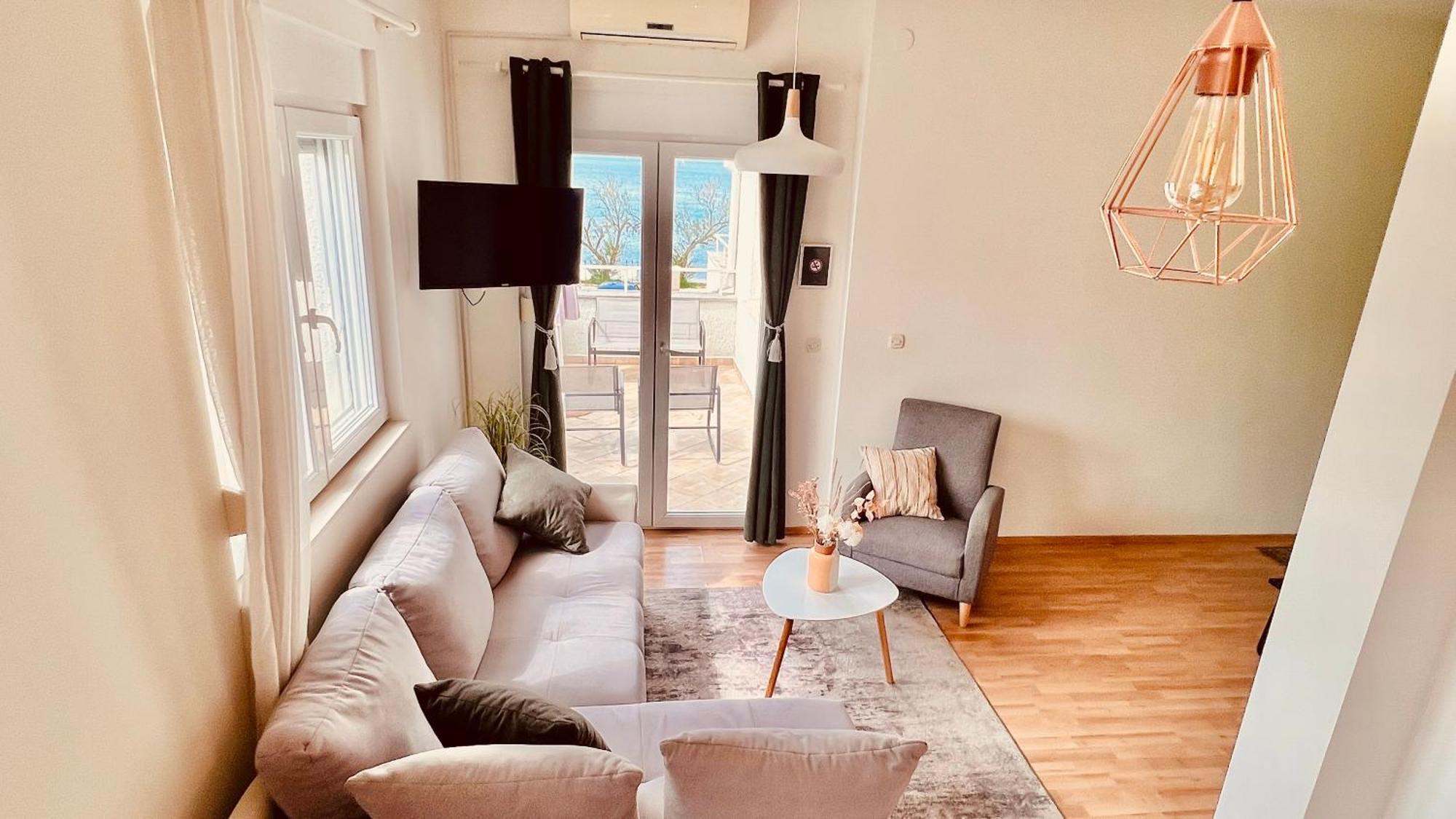 Luxury Beach Apartment W Sunset Sea Views Šibenik Eksteriør billede